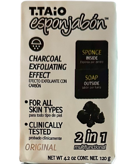 T.Tiao Espojabon Charcoal Sponge Soap