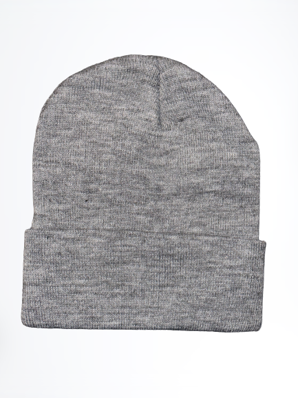 HEATHER GREY BEANIE