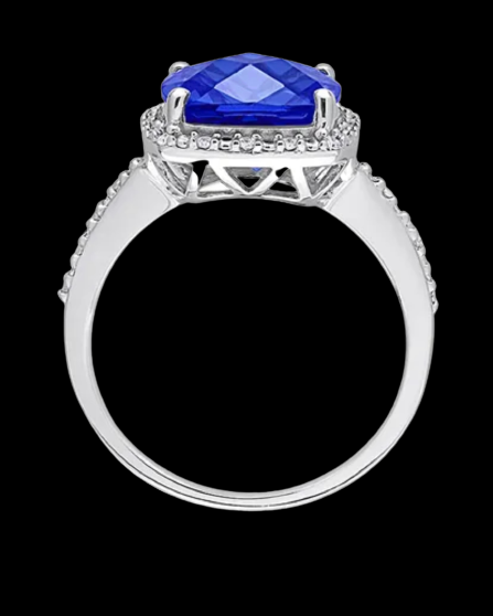 BLUE RING SILVER